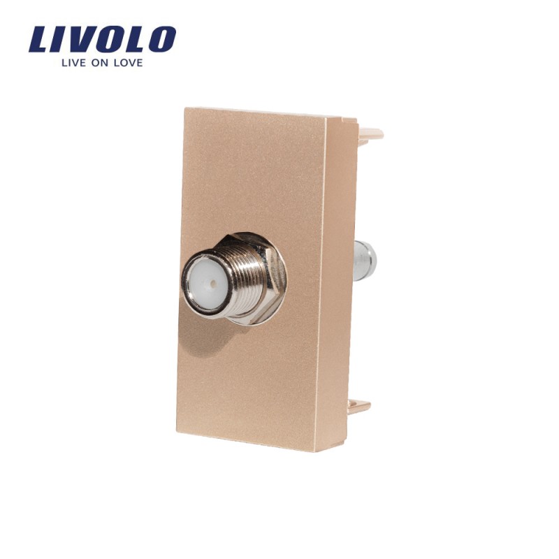 LIVOLO VL C7 1USB 13 + VL C7 SR 13   Presa USB con pannello in vetro