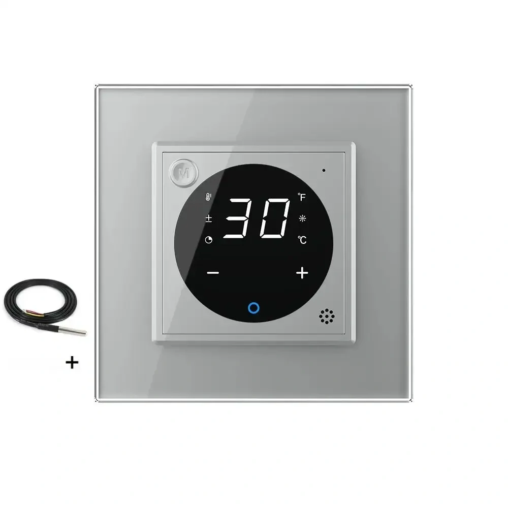 LIVOLO VL-C701TMSECS-15 digitálny termostat - strieborný + EC so sondou