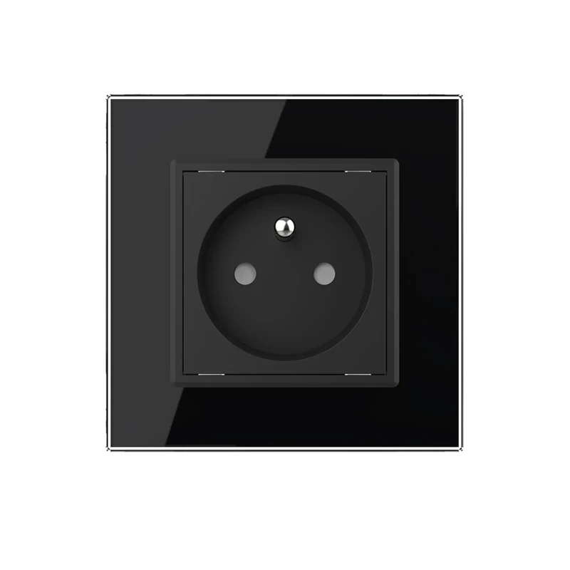 LIVOLO VL-C7C1FR-12 Elektrická zásuvka FR - čierna
