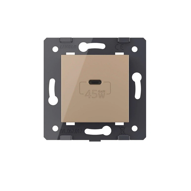 LIVOLO VL-FCUC-2-13 USB-C 45W - zlatý modul
