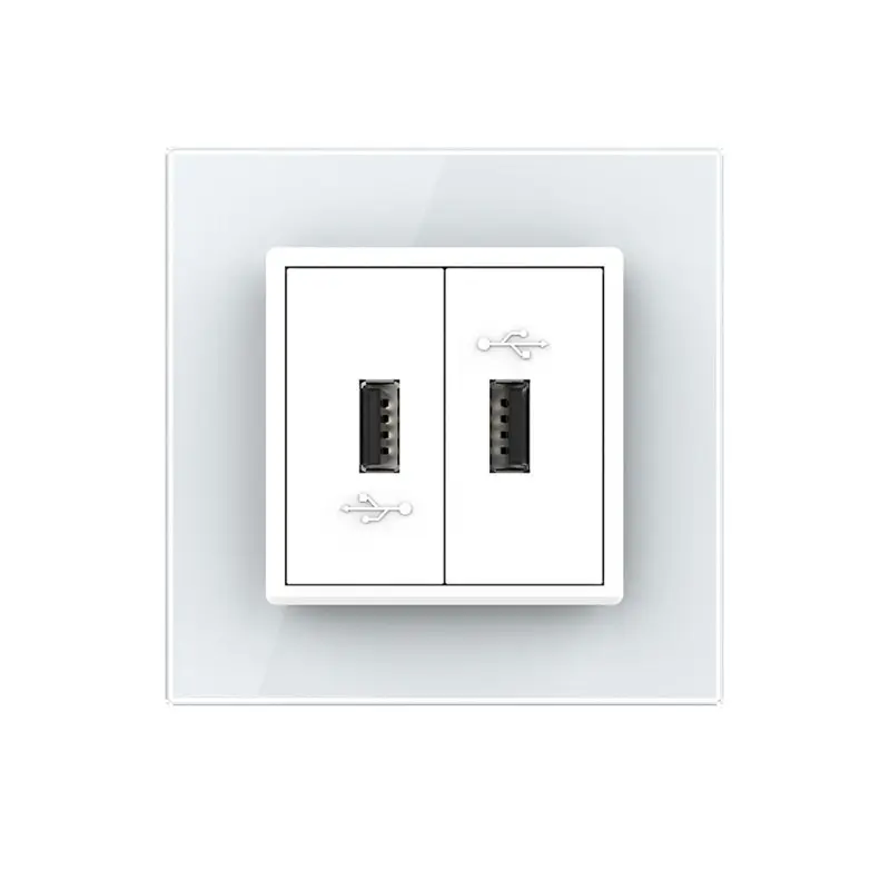 LIVOLO VL-C791U2-11 USB 2x nabíjací polmodul - biely