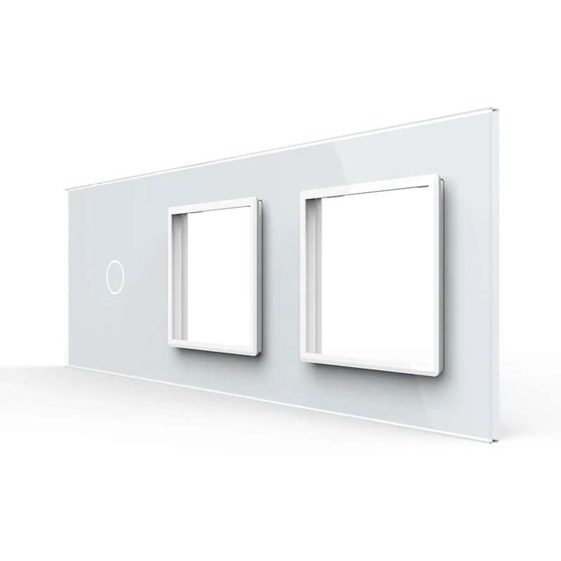 LIVOLO VL-C7-C1/SR/SR-11 trojitý rámik - biely