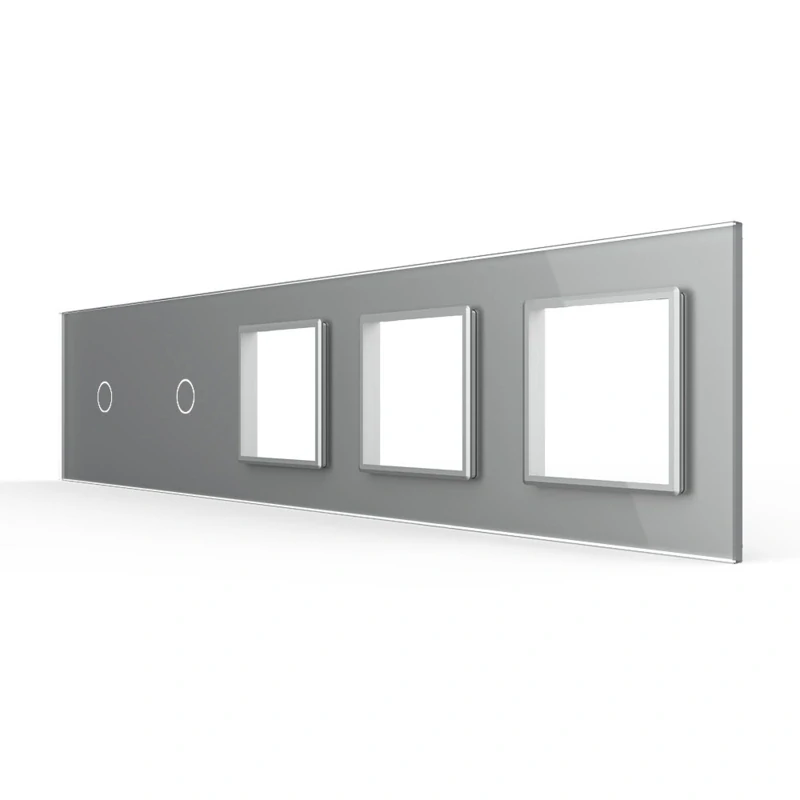 LIVOLO VL-C7-C1/C1/SR/SR/SR-15 päťnásobný rámik - strieborný