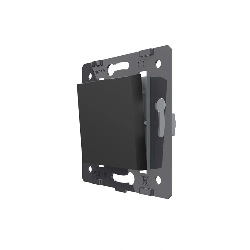 LIVOLO VL-C7-K1H-12 modul mechanického tlačidla č.1/0 - čierny