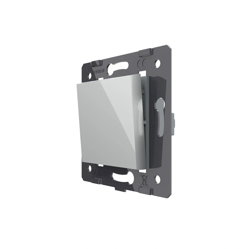 LIVOLO VL-C7-K1H-15 modul mechanického tlačidla č.1/0 - strieborný