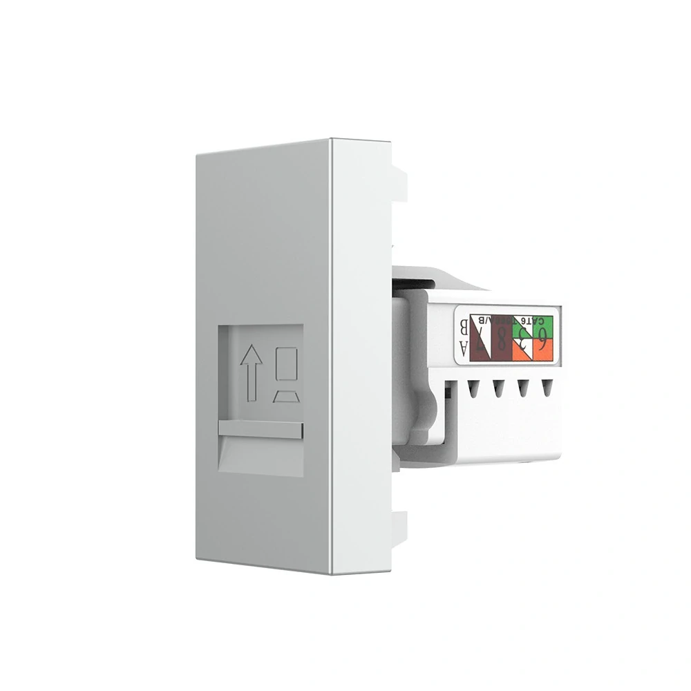 LIVOLO VL-C7-1C-15 RJ-45 konektor - strieborný polmodul