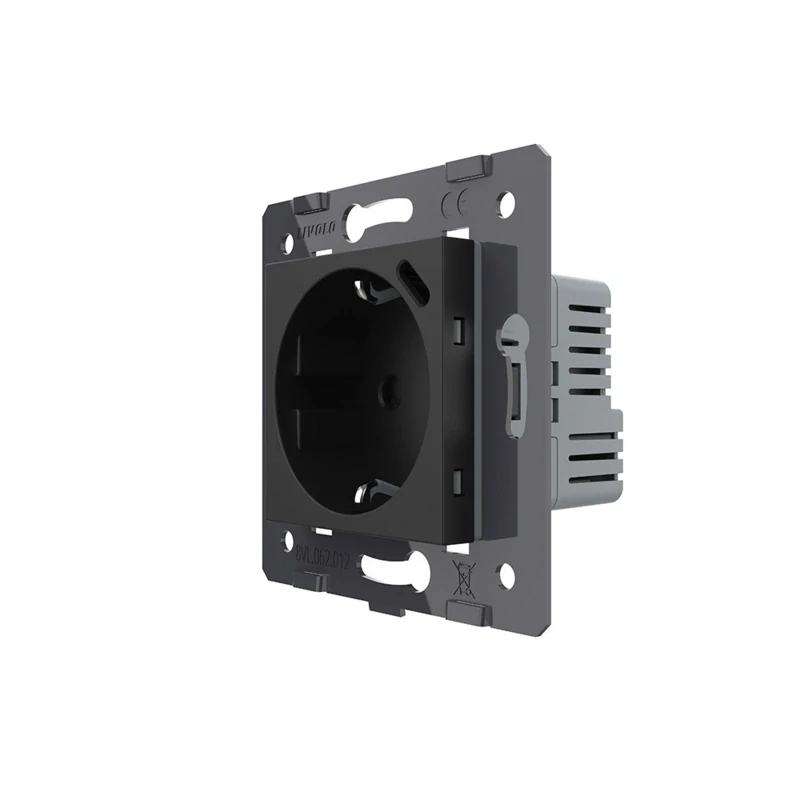 LIVOLO VL-C7-C1EUC-12 zásuvka SCHUKO + USB-C - čierny modul