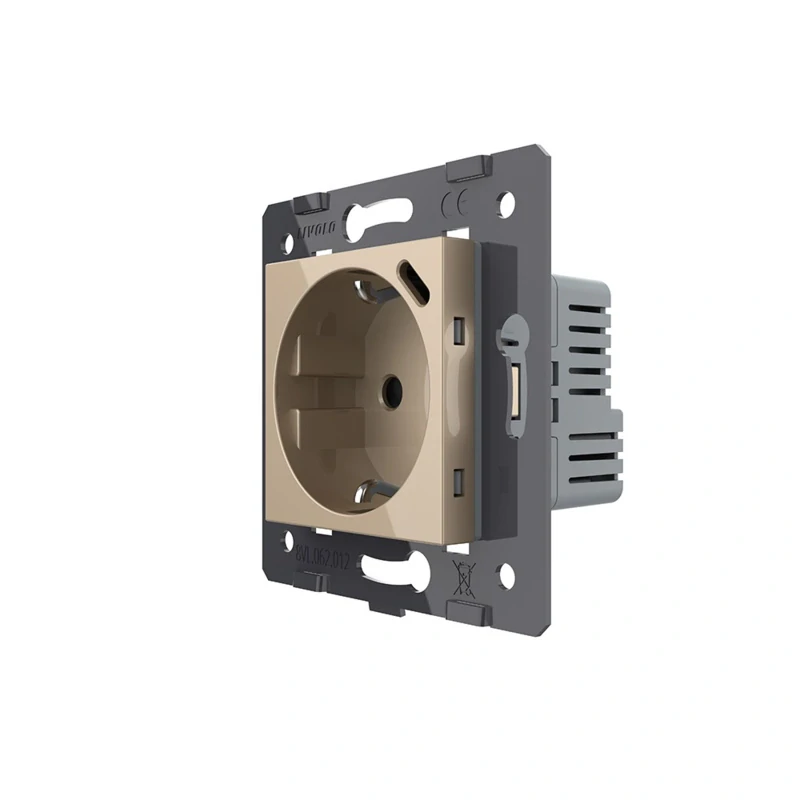 LIVOLO VL-C7-C1EUC-13 zásuvka SCHUKO + USB-C - zlatý modul