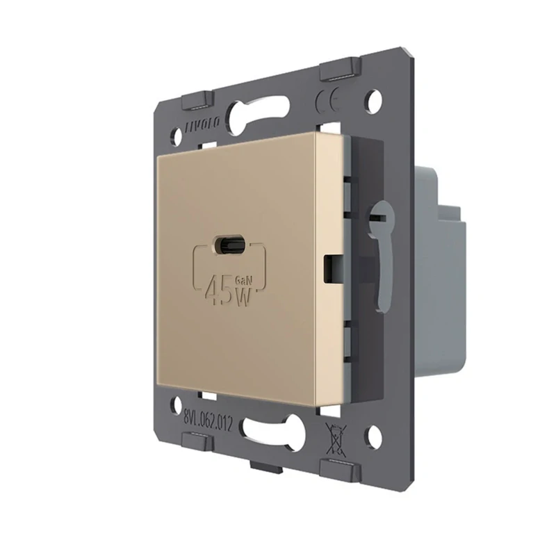 LIVOLO VL-FCUC-2-13 USB-C 45W - zlatý modul