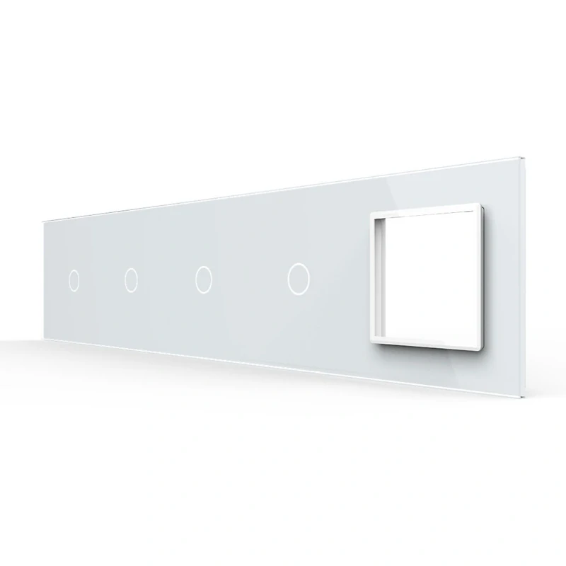 LIVOLO VL-C7-C1/C1/C1/C1/SR-11 päťnásobný rámik - biely