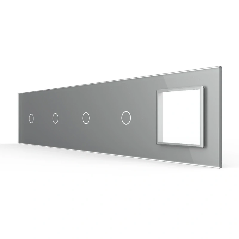 LIVOLO VL-C7-C1/C1/C1/C1/SR-15 päťnásobný rámik - strieborný