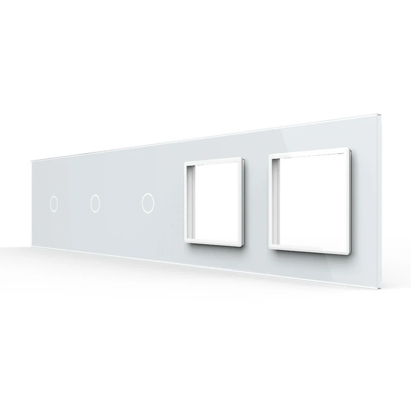 LIVOLO VL-C7-C1/C1/C1/SF/SR-11 päťnásobný rámik - biely