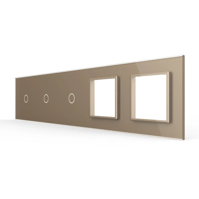 LIVOLO VL-C7-C1/C1/C1/SR/SR-13 päťnásobný rámik - zlatý