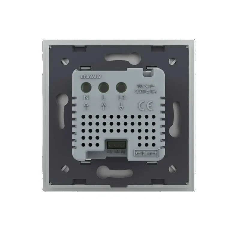 LIVOLO VL-C701TMSECS-15 digitálny termostat - strieborný + EC so sondou