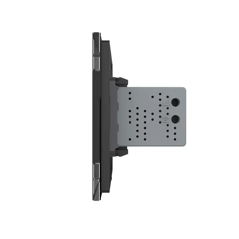 LIVOLO VL-C791U2-12 USB 2x nabíjací polmodul - čierny