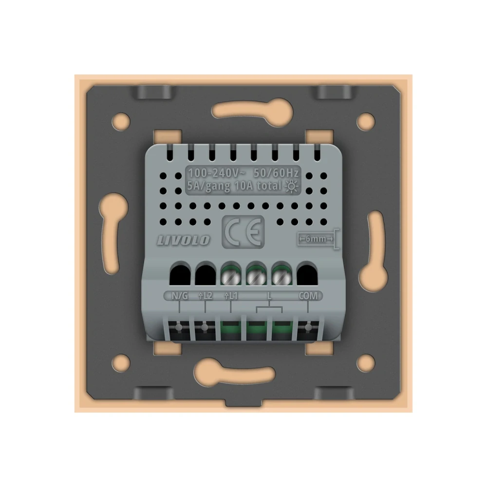 LIVOLO VL-C701-13 Dotykový vypínač č.1 – zlatý