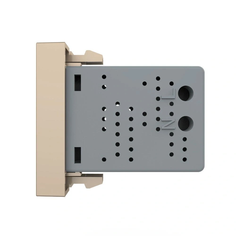 LIVOLO VL-C791U-13 USB nabíjací polmodul - zlatý