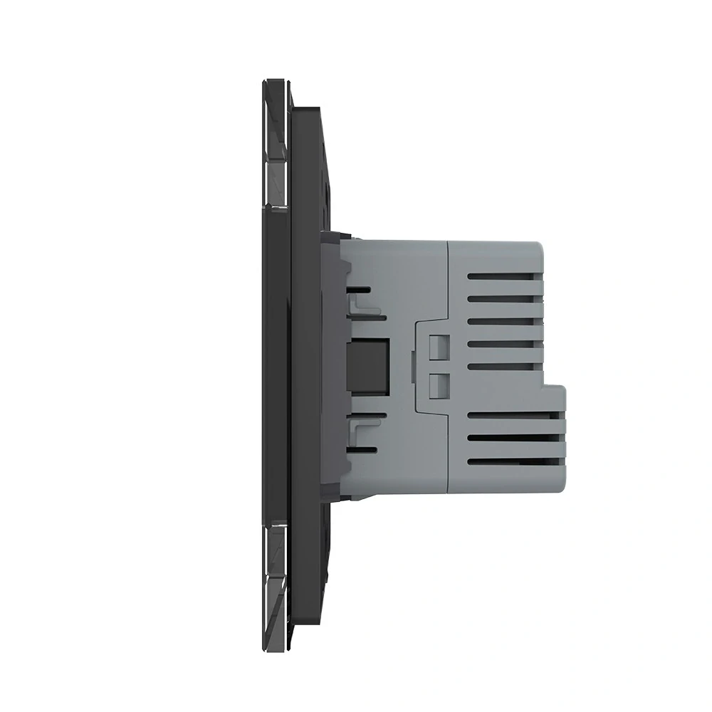 LIVOLO VL-C7C1EUC-12 zásuvka SCHUKO + USB-C - čierna