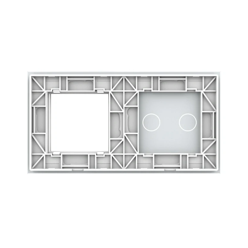 LIVOLO VL-C7-C2/SR-11 dvojitý rámik - biely