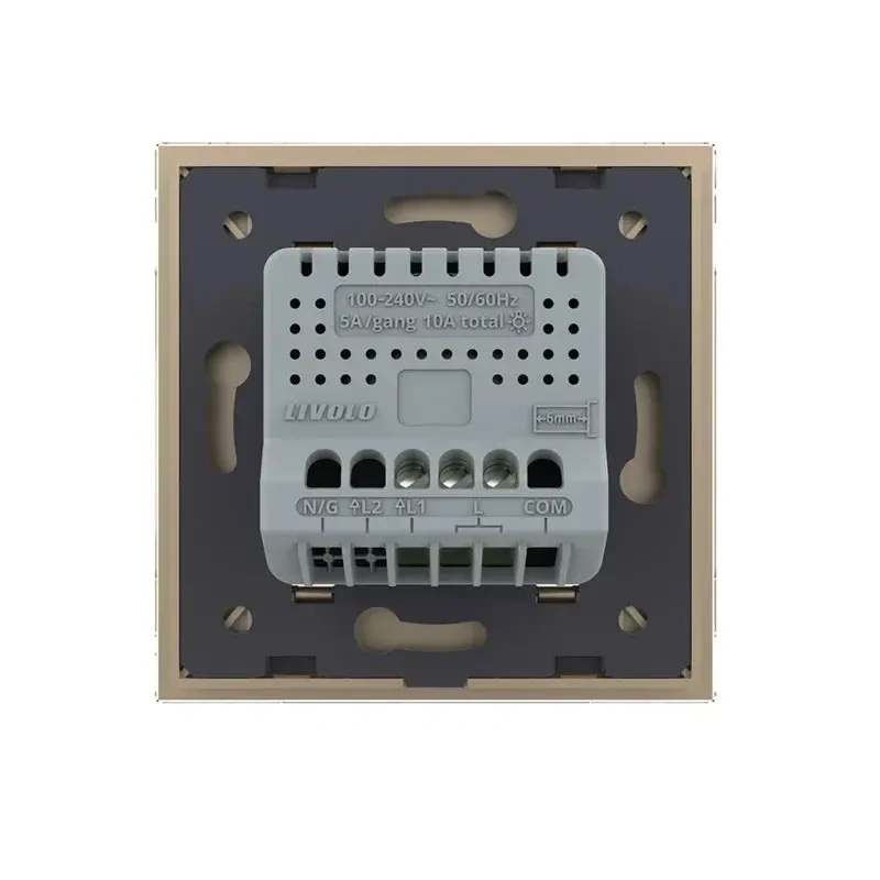 LIVOLO VL-SR701S-13 Dotykový vypínač č.6 – zlatý