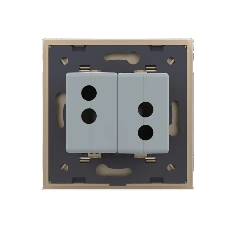 LIVOLO VL-C791U2-13 USB 2x nabíjací polmodul - zlatý