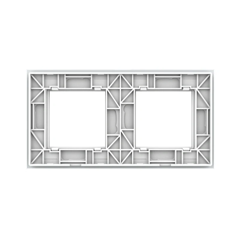 LIVOLO VL-C7-SR/SR-11 dvojitý rámik - biely