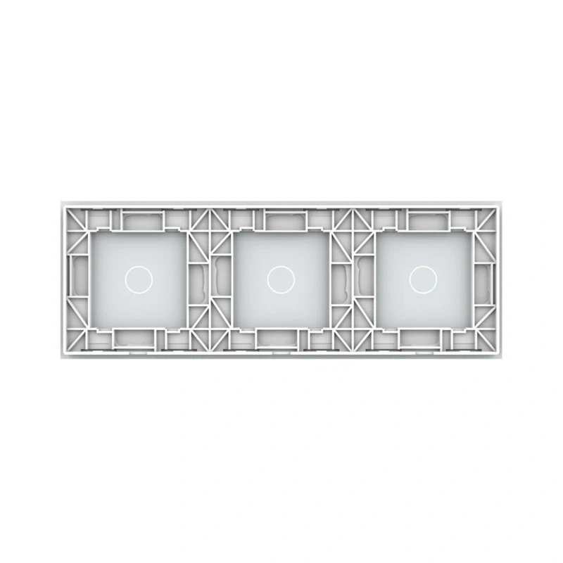 LIVOLO VL-C7-C1/C1/C1-11 trojitý rámik - biely