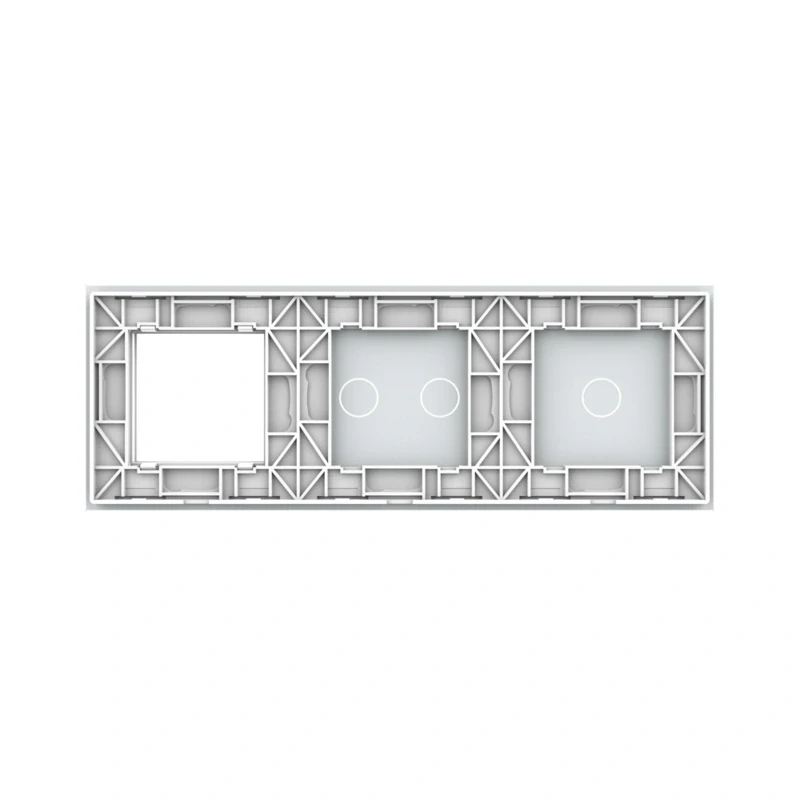 LIVOLO VL-C7-C1/C2/SR-11 trojitý rámik - biely