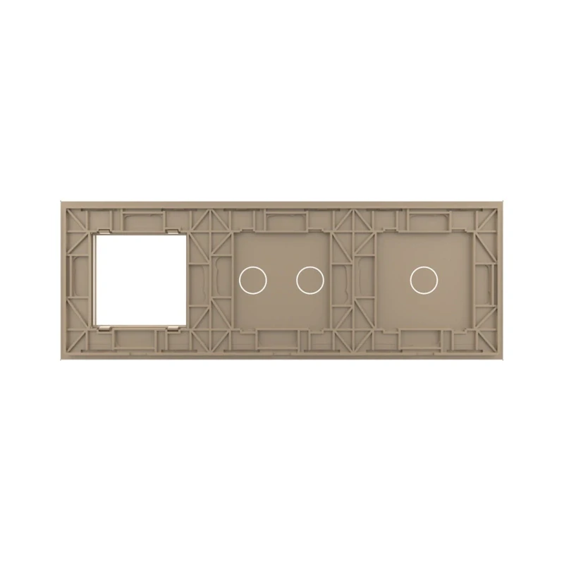 LIVOLO VL-C7-C1/C2/SR-13 trojitý rámik - zlatý