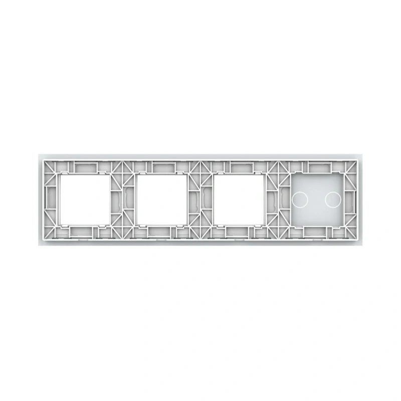 LIVOLO VL-C7-C2/SR/SR/SR-11 štvornásobný rámik - biely