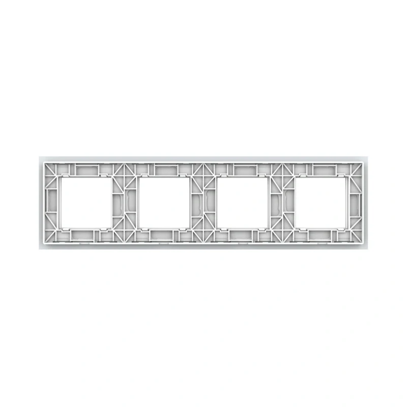 LIVOLO VL-C7-SR/SR/SR/SR-11 štvornásobný rámik - biely