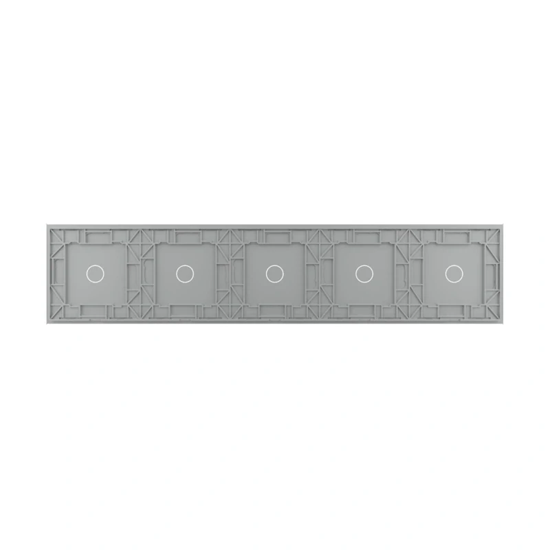 LIVOLO VL-C7-C1/C1/C1/C1/C1-15 päťnásobný rámik - strieborný