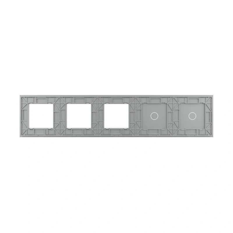 LIVOLO VL-C7-C1/C1/SR/SR/SR-15 päťnásobný rámik - strieborný