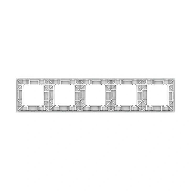 LIVOLO VL-C7-SR/SR/SR/SR/SR-11 päťnásobný rámik - biely