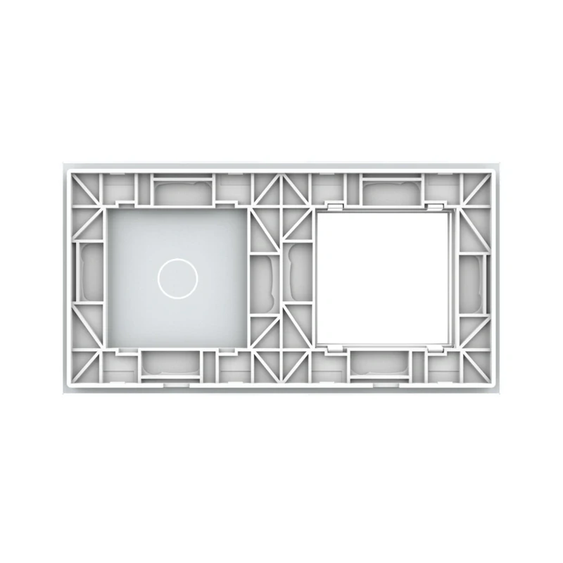 LIVOLO VL-C7-SR/C1-11 dvojitý rámik - biely
