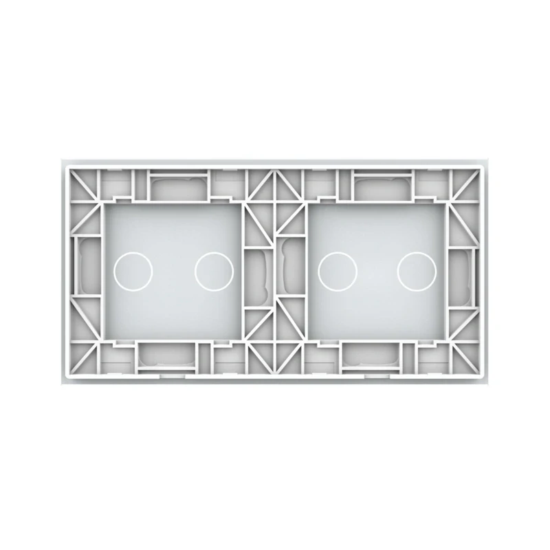 LIVOLO VL-C7-C2/C2-11 dvojitý rámik - biely