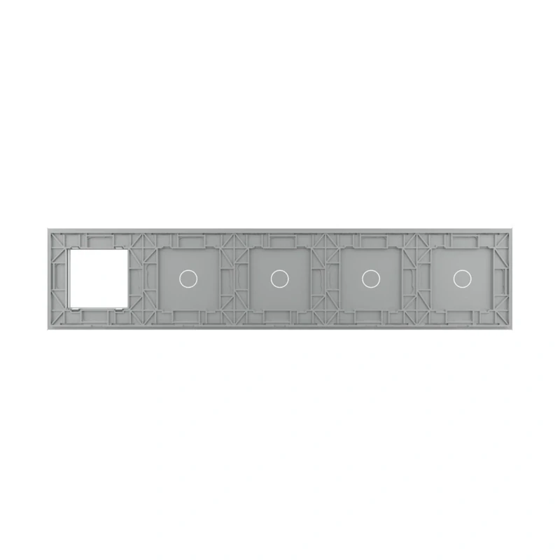 LIVOLO VL-C7-C1/C1/C1/C1/SR-15 päťnásobný rámik - strieborný