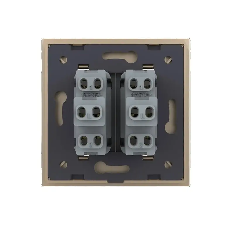 LIVOLO VL-C7K2H-13 mechanické tlačidlo č.2/0 - zlaté