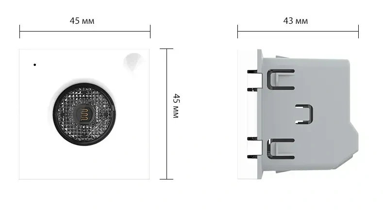 LIVOLO SR-701JZ-11 Senzor zvuku a svetla - ZigBee biely