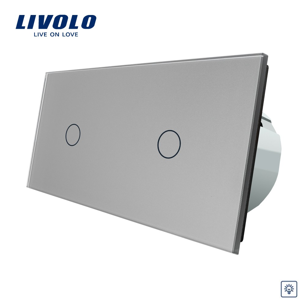 LIVOLO VL-2C701D-13 Dotykový stmievač osvetlenia - zlatý
