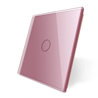 LIVOLO VL-C7-C1-17 jednoduchý rámik - ružový