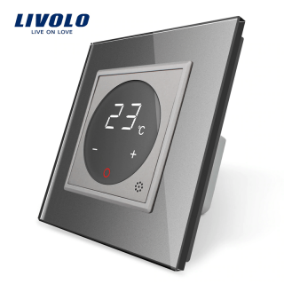 LIVOLO VL-C701TM-15 digitálny termostat - strieborný
