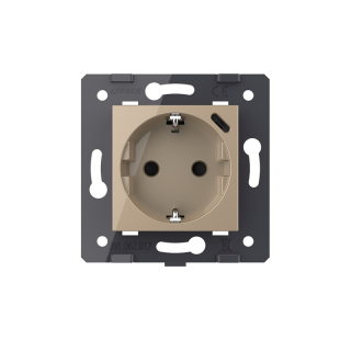 LIVOLO VL-C7-C1EUC-13 zásuvka SCHUKO + USB-C - zlatý modul