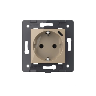 LIVOLO VL-C7-C1EUC-13 zásuvka SCHUKO + USB-C - zlatý modul