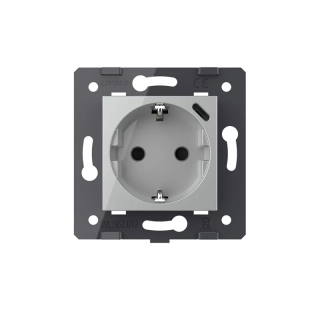 LIVOLO VL-C7-C1EUC-15 zásuvka SCHUKO + USB-C - strieborný modul