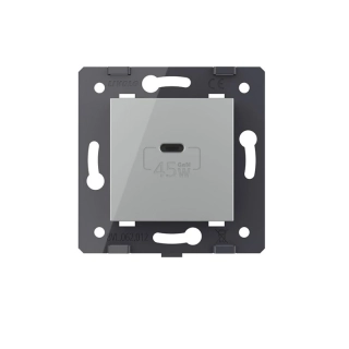 LIVOLO VL-FCUC-2-15 USB-C 45W - strieborný modul